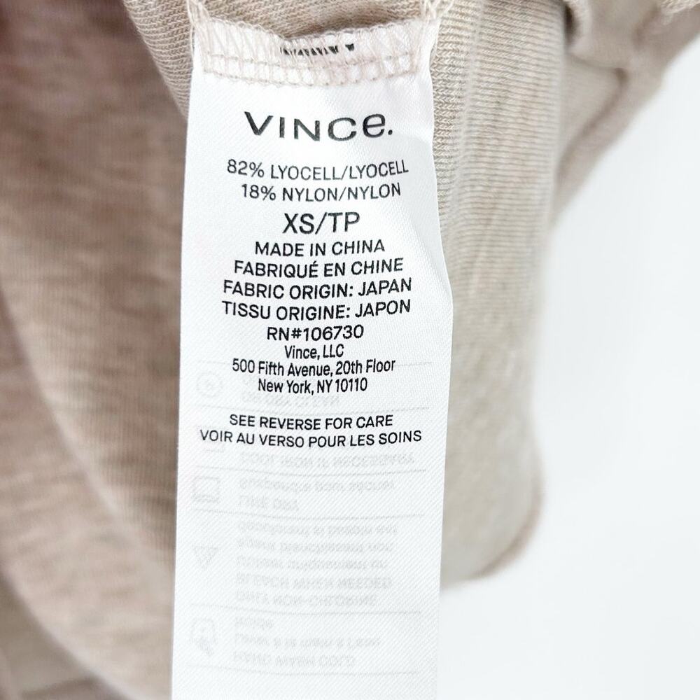 New With Tags Vince Twist Draped Midi Skirt Light Heather Beige Womens Size XS - Picture 8 of 13